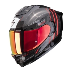 SCORPION Helmet EXO-1500 CARBON AIR ZITY Black-Red XL